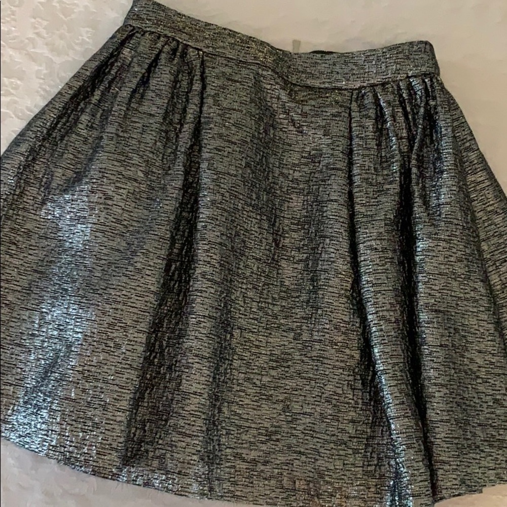 Kate Spade Aimee metallic skirt